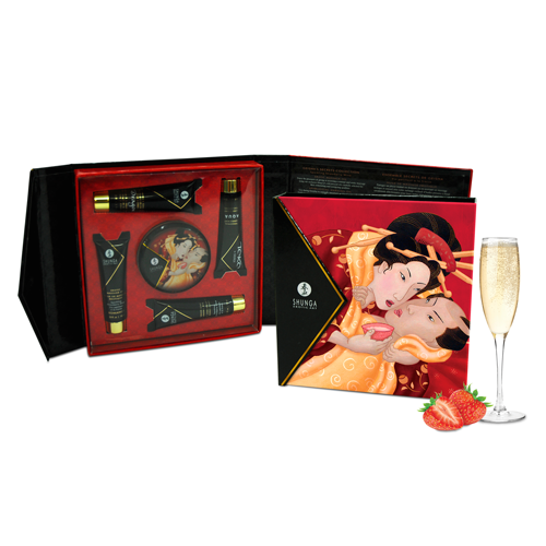 Kit Secret de Geisha - ORGANICA - Vin pétillant à la fraise