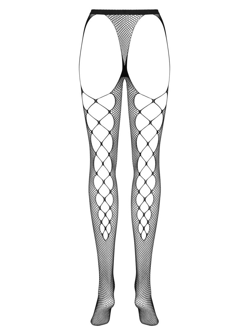 S233 Collants ouverts - Noir