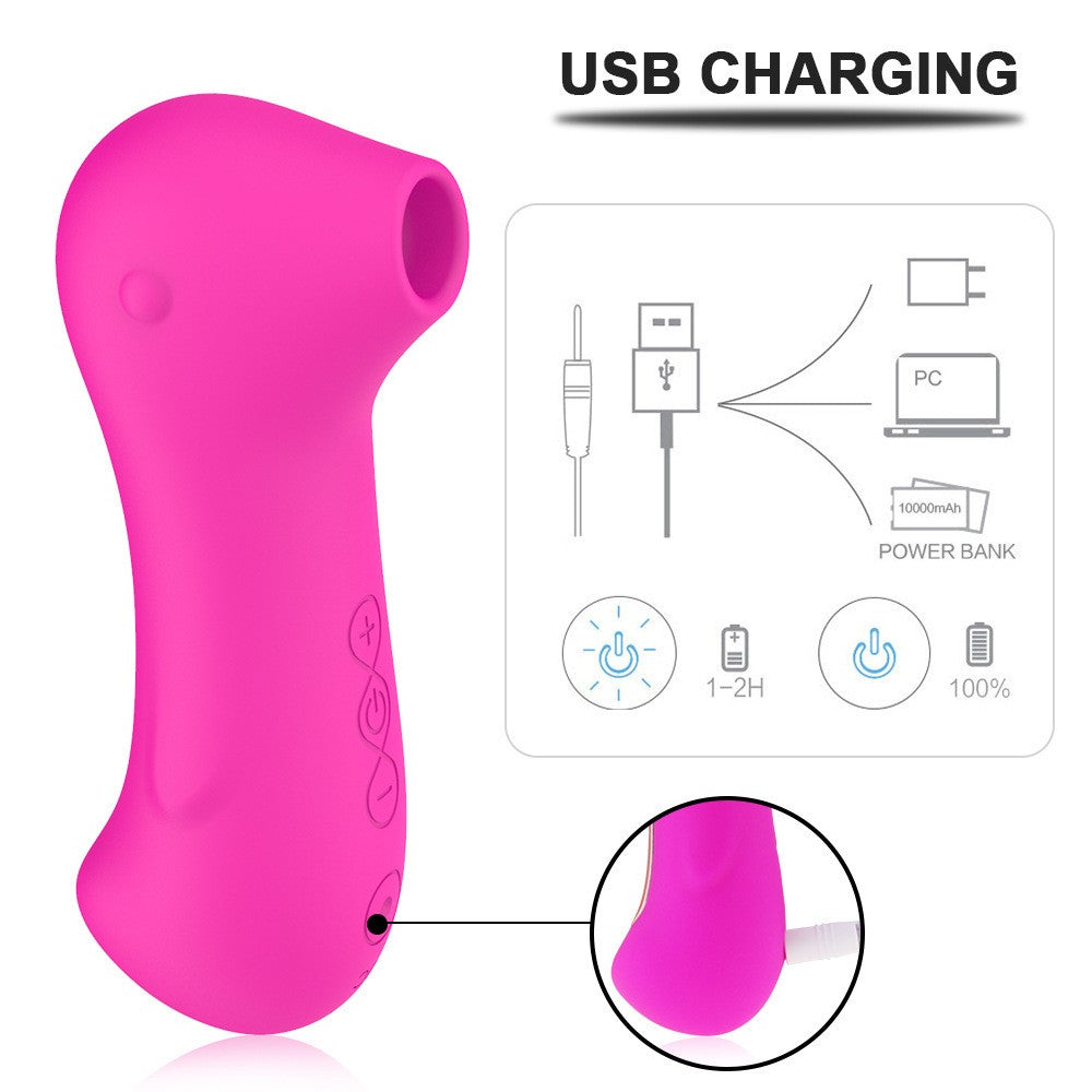Stimulateur clitoridien par une vibration par membrane USB Fushia
