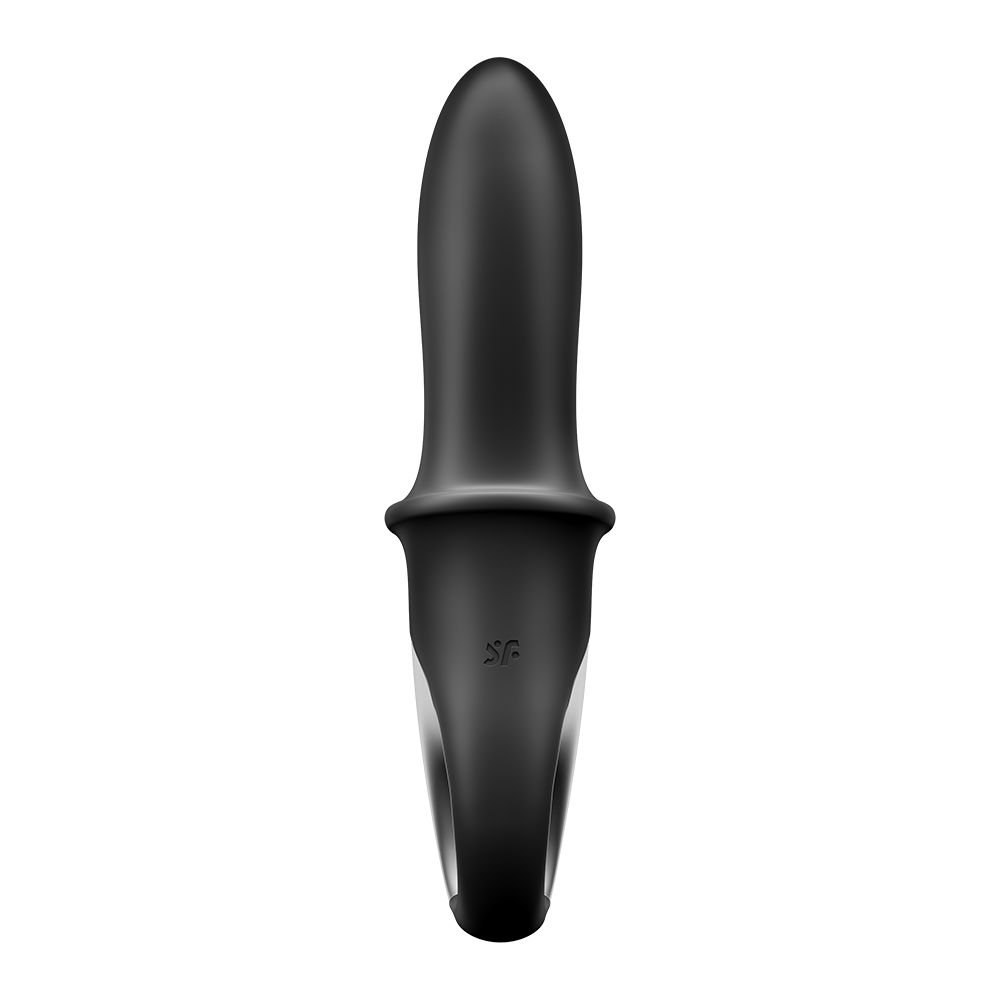 Vibromasseur noir USB, chauffant et connecté Hot Passion Satisfyer