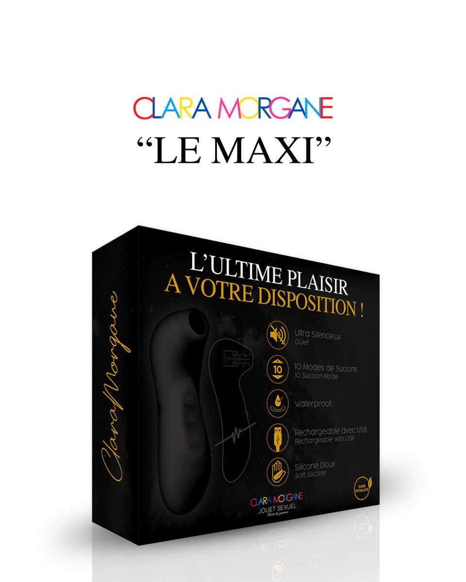 Le Maxi stimulateur clitoridien - Noir