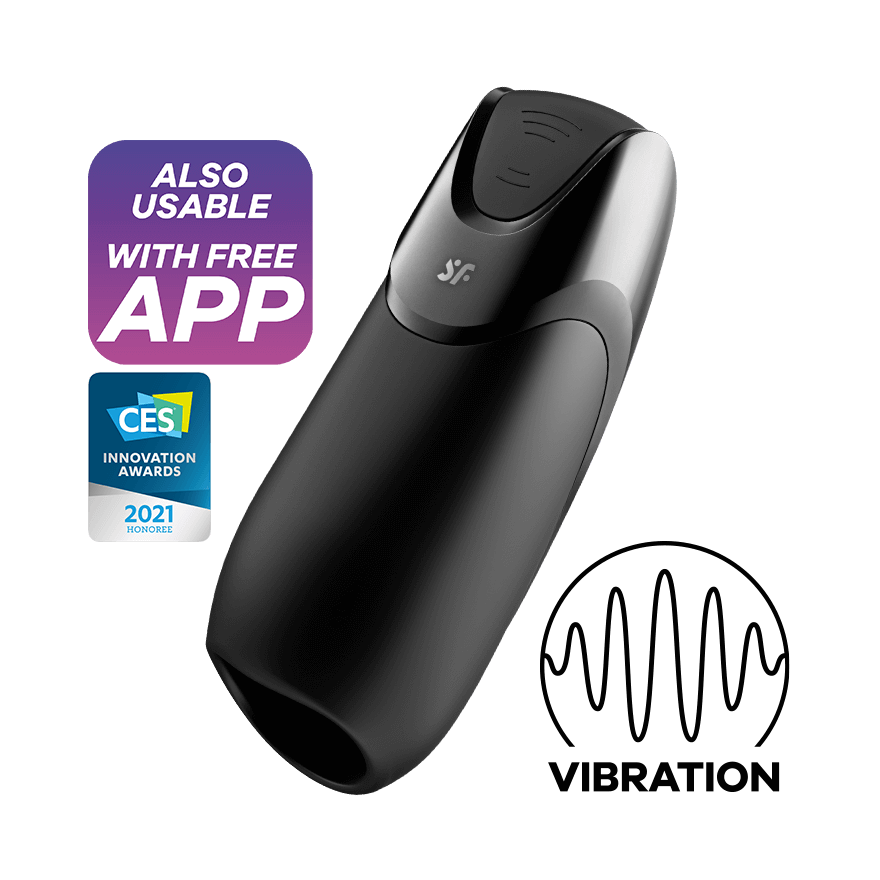 Men Vibration + Connect App - Noir