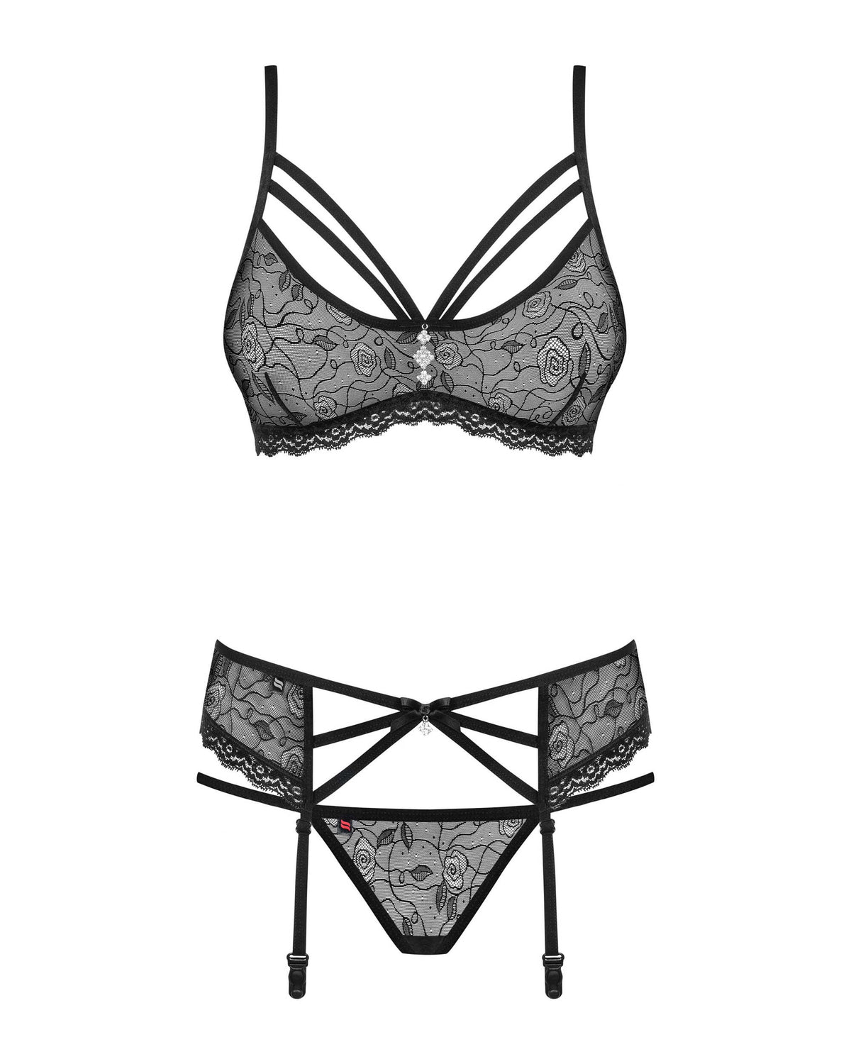818-SEG-1 Ensemble 3 pcs - Noir