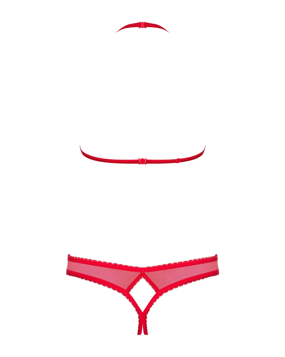 870-SEC-3 Ensemble ouvert 2 pcs - Rouge