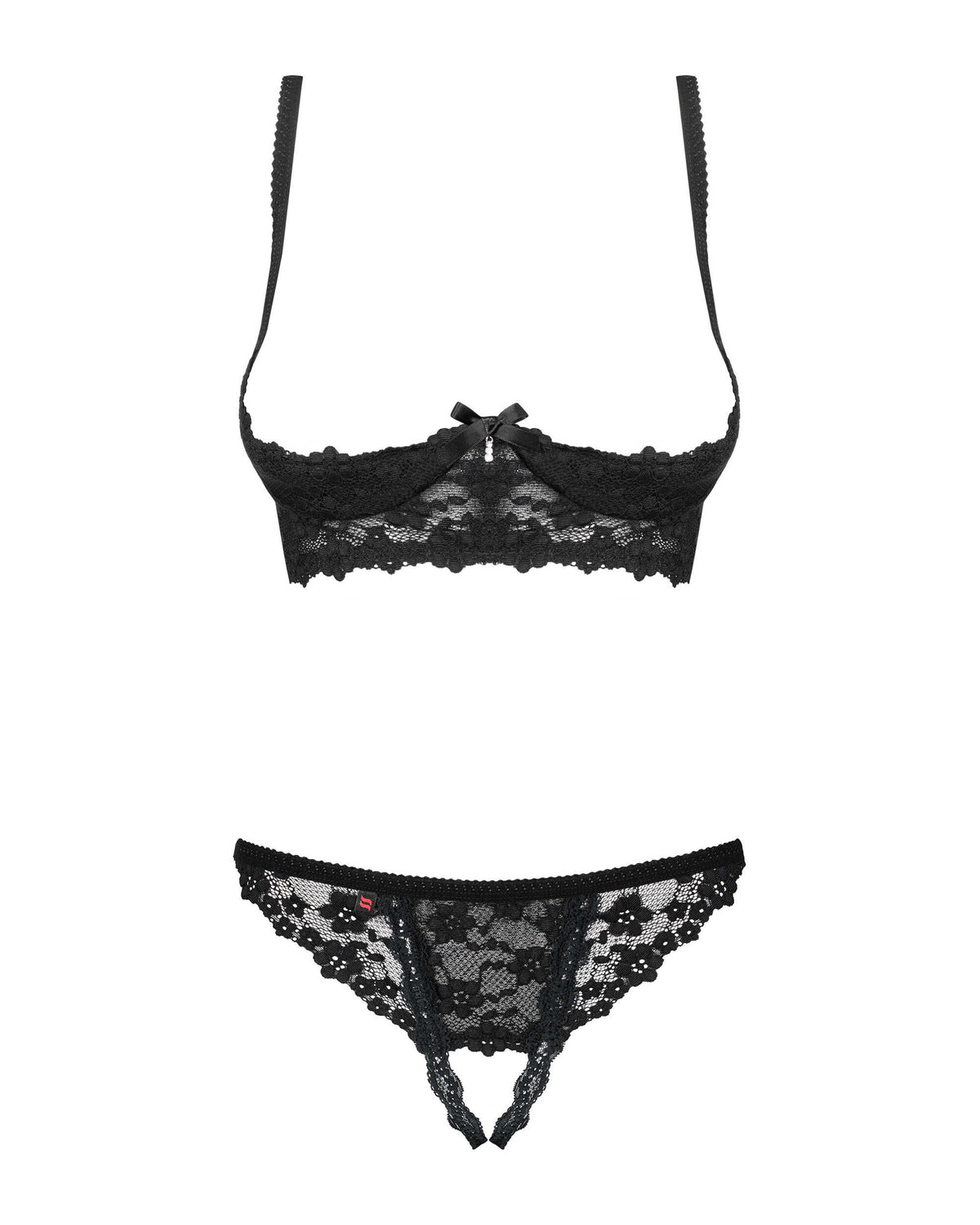 Letica Ensemble ouvert 2 pcs - Noir