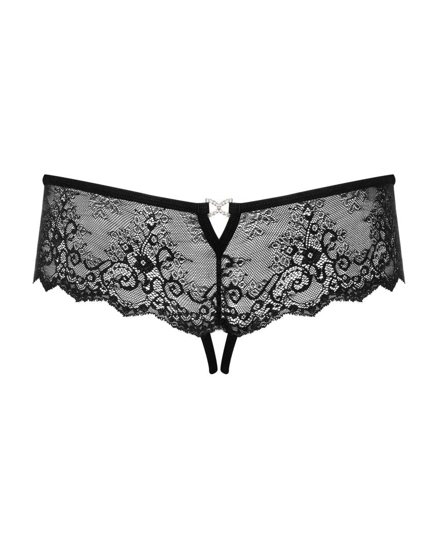 Merossa Tanga ouvert - Noir