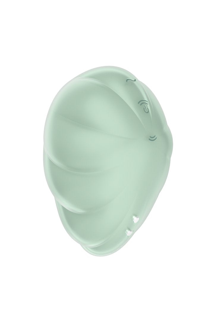 Stimulateur clitoridien par onde de pression sans contact et par vibration USB vert menthe, Cloud Dancer Satisfyer