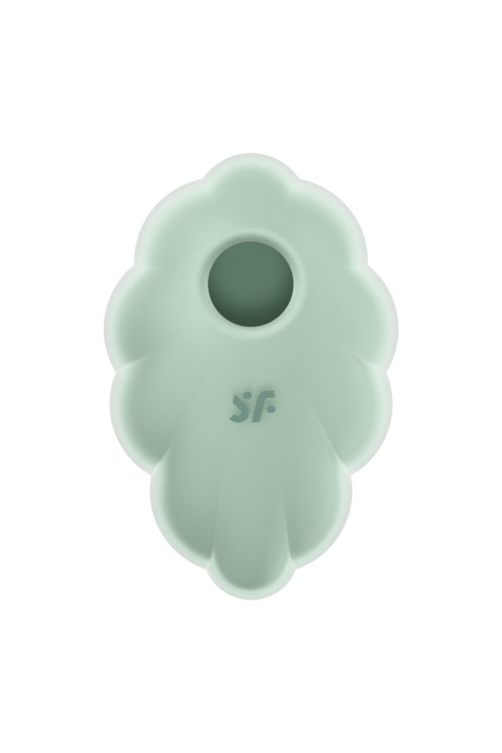 Stimulateur clitoridien par onde de pression sans contact et par vibration USB vert menthe, Cloud Dancer Satisfyer