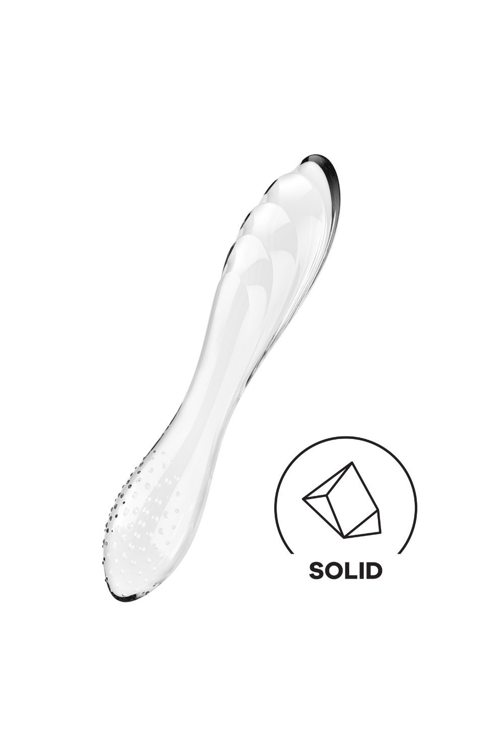 Gode en verre transparent haute qualité Dazzling Crystal 1 Satisfyer