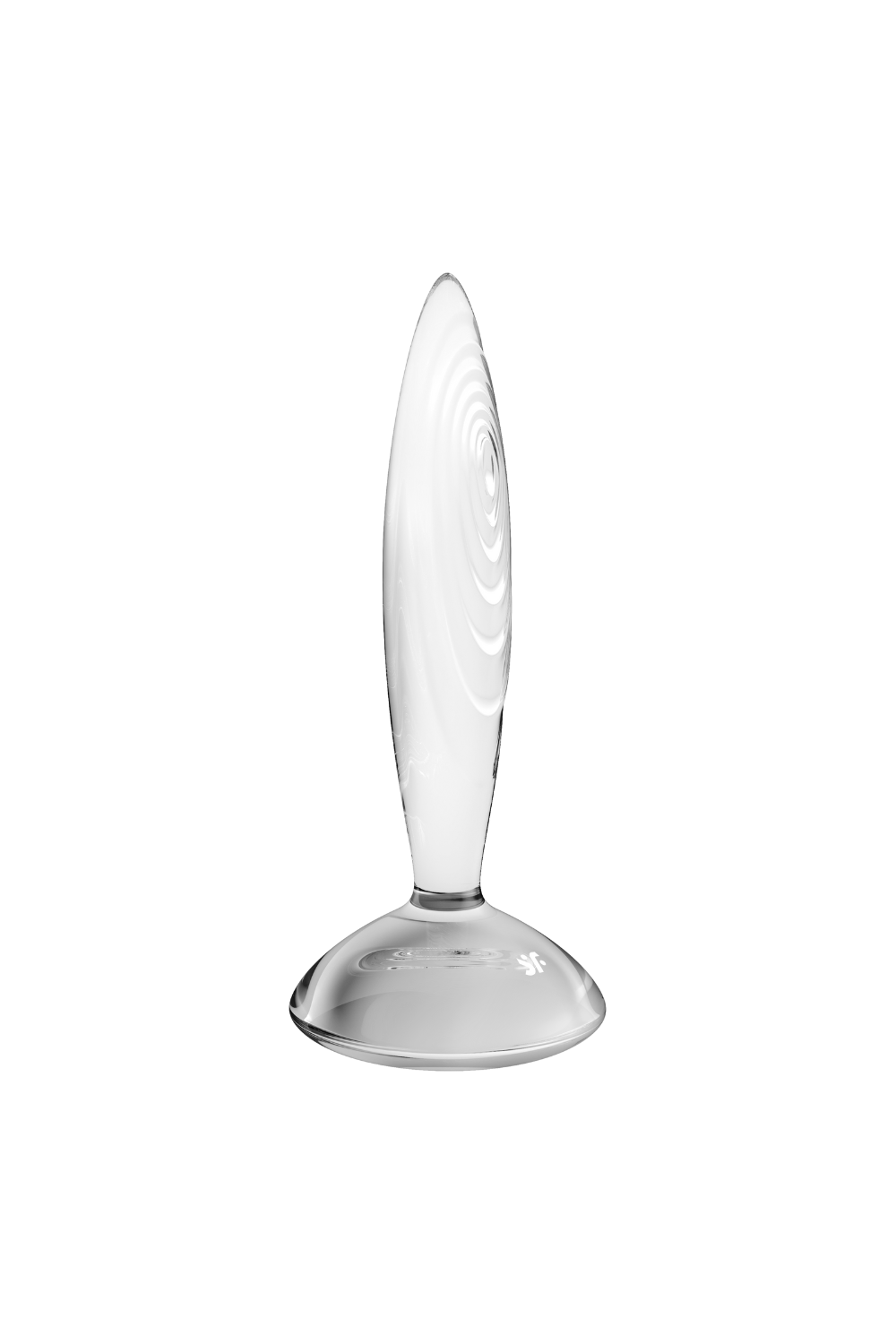 Gode anal en verre borosilicaté massif transparent Sparkling Crystal Satisfyer