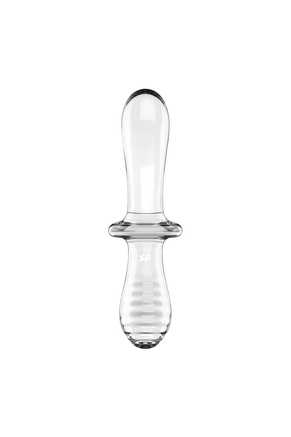 Gode en verre borosilicaté massif transparent Double Crystal Satisfyer