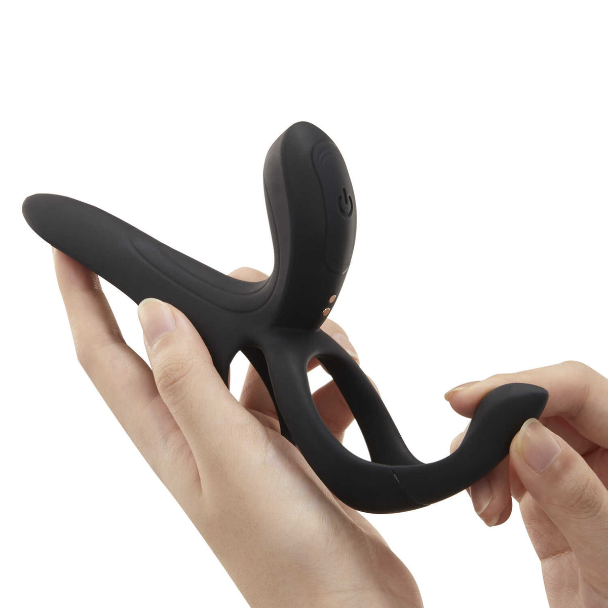 PLEASURE PIVOT Vibromasseur pour couples contrôlé par application - Noir