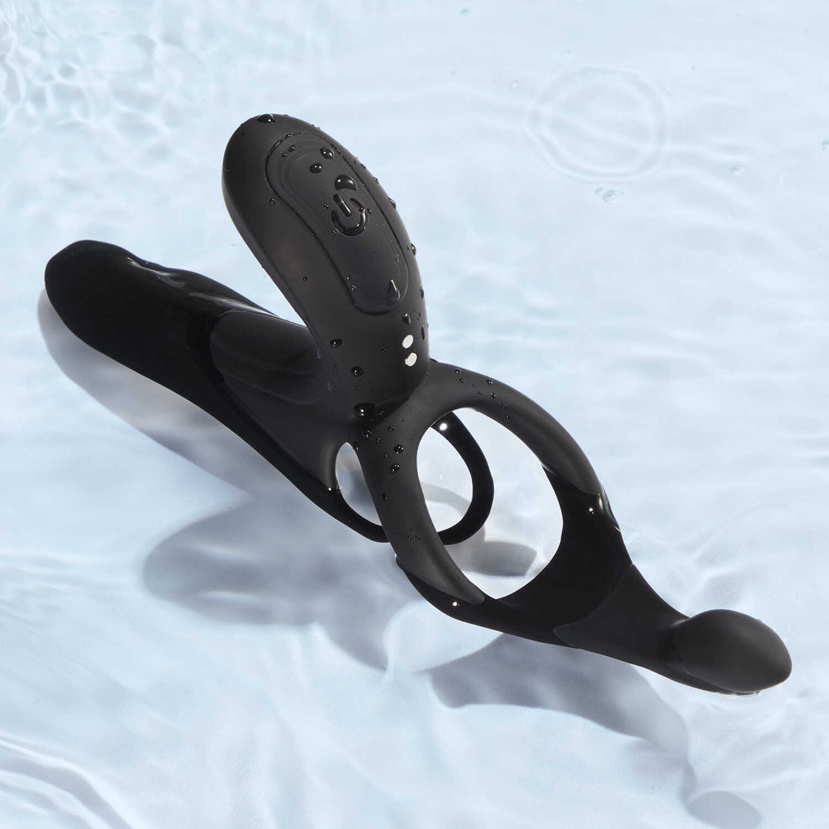 PLEASURE PIVOT Vibromasseur pour couples contrôlé par application - Noir