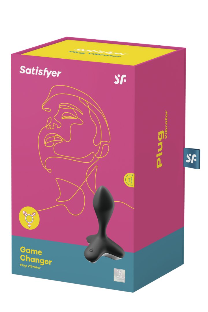 Vibromasseur anal USB noir Game Changer Satisfyer
