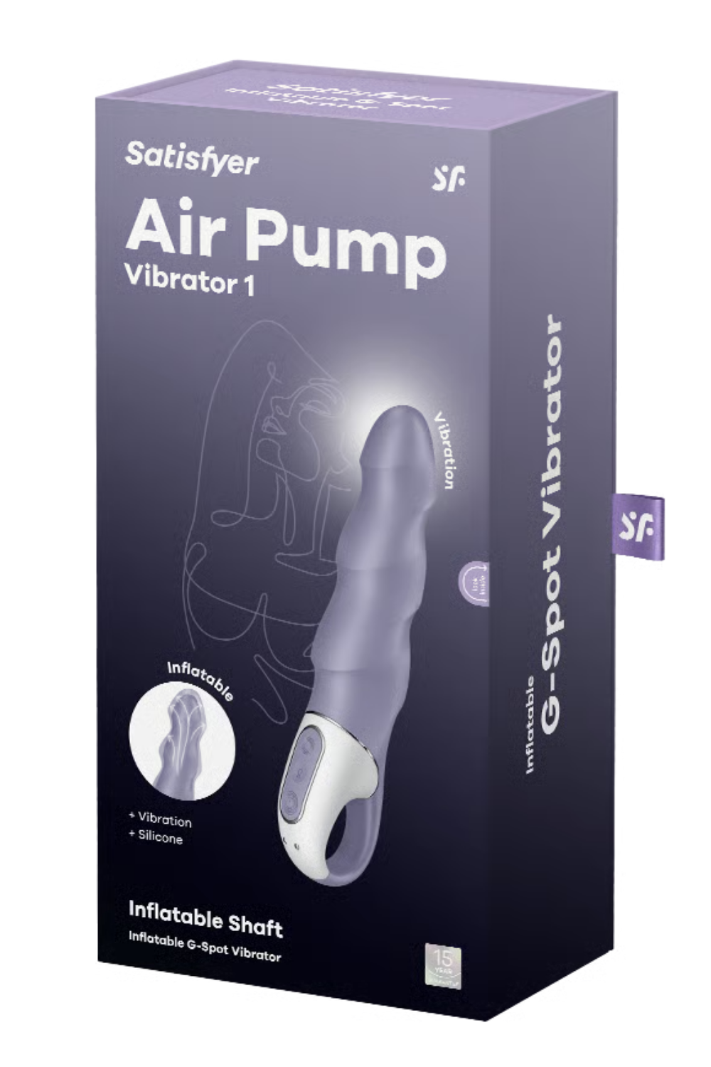 Vibromasseur gonflable Satisfyer Air Pump Vibrator 1