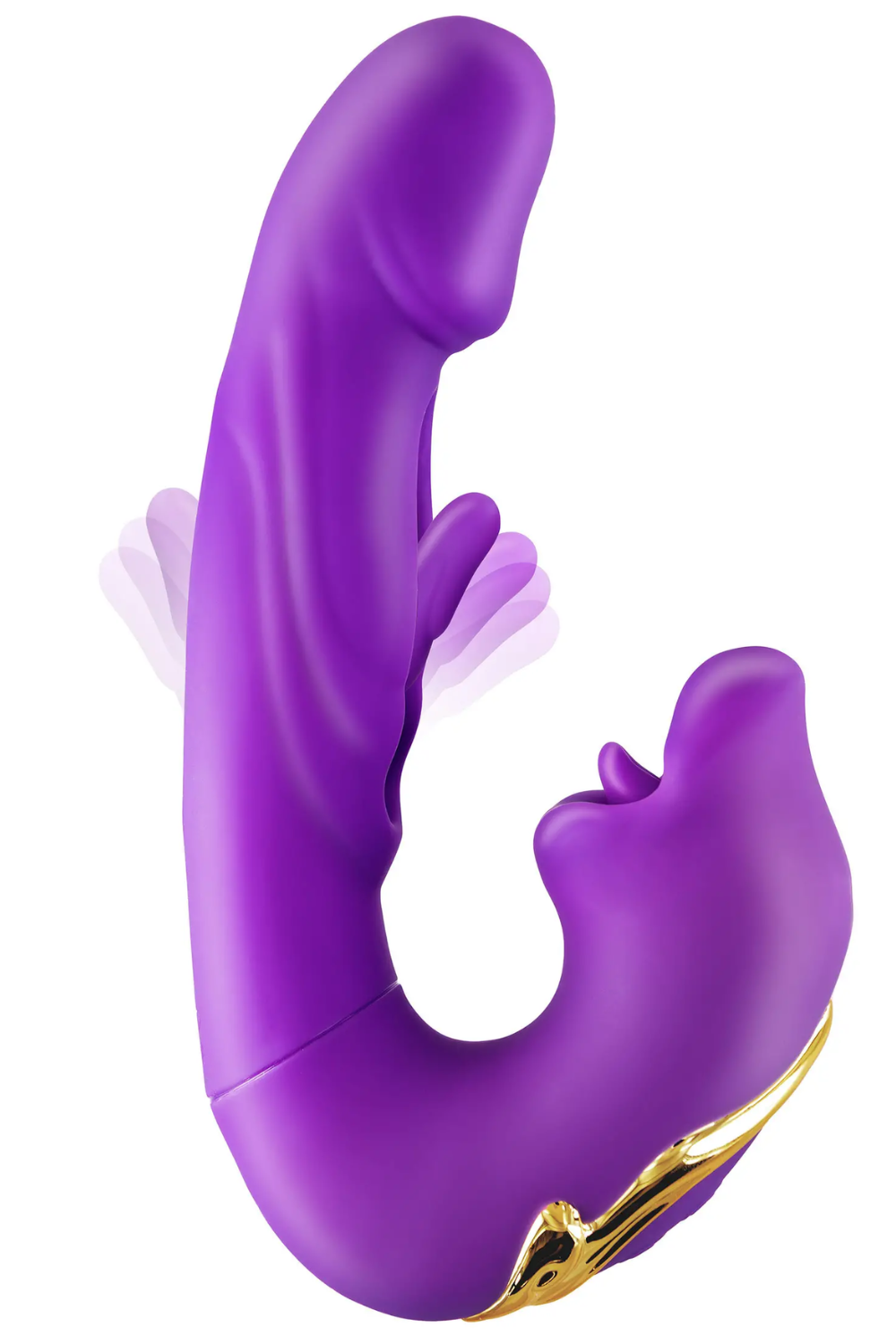 Vibromasseur rabbit 3-en-1 à triple stimulation Kissy