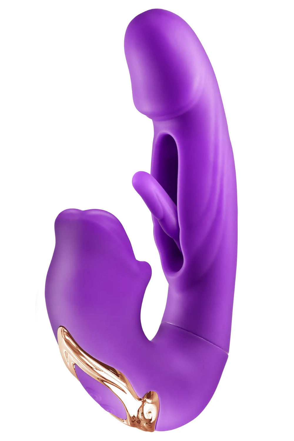 Vibromasseur rabbit 3-en-1 à triple stimulation Kissy