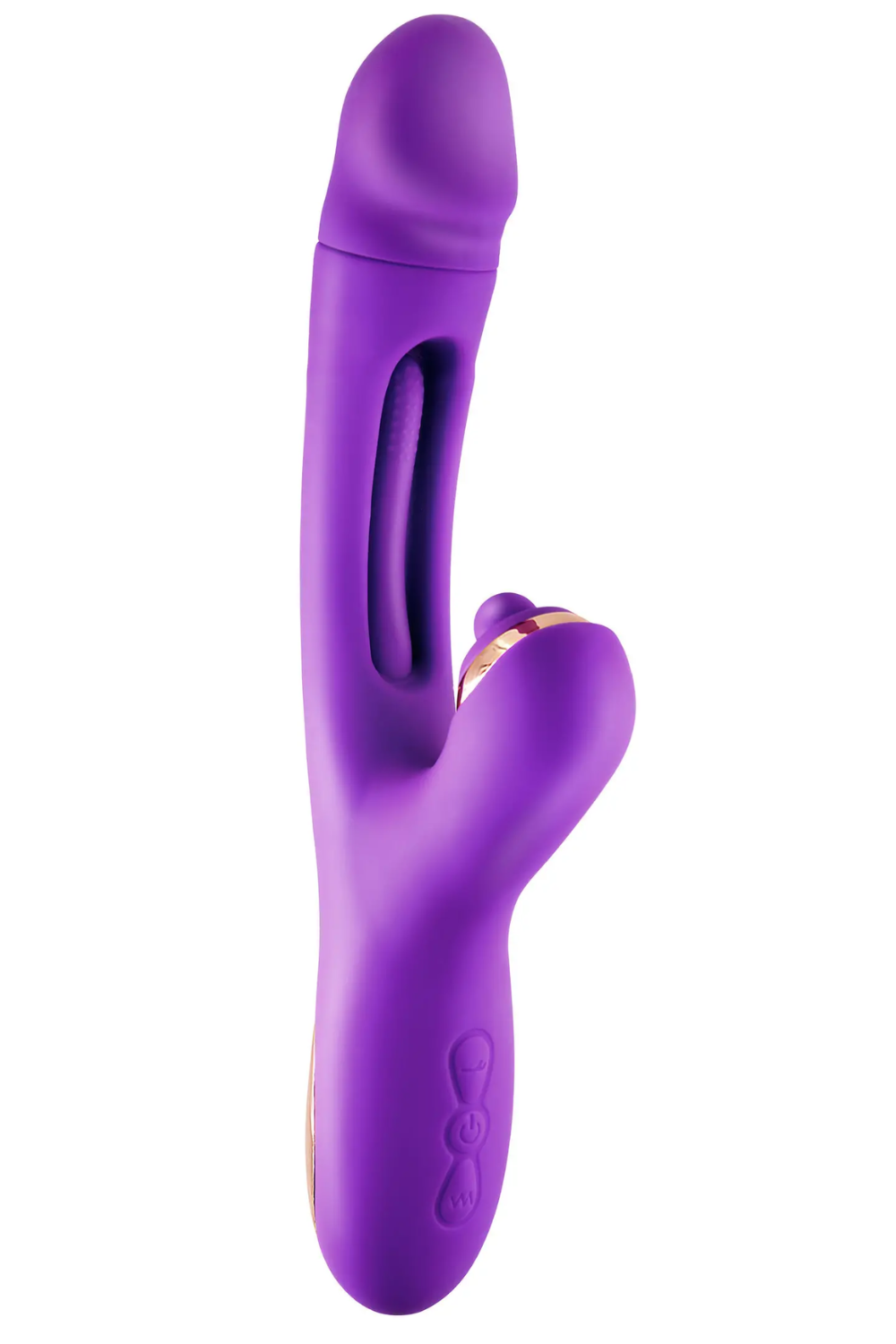 Vibromasseur rabbit 3-en-1 avec tapotements Joyfully