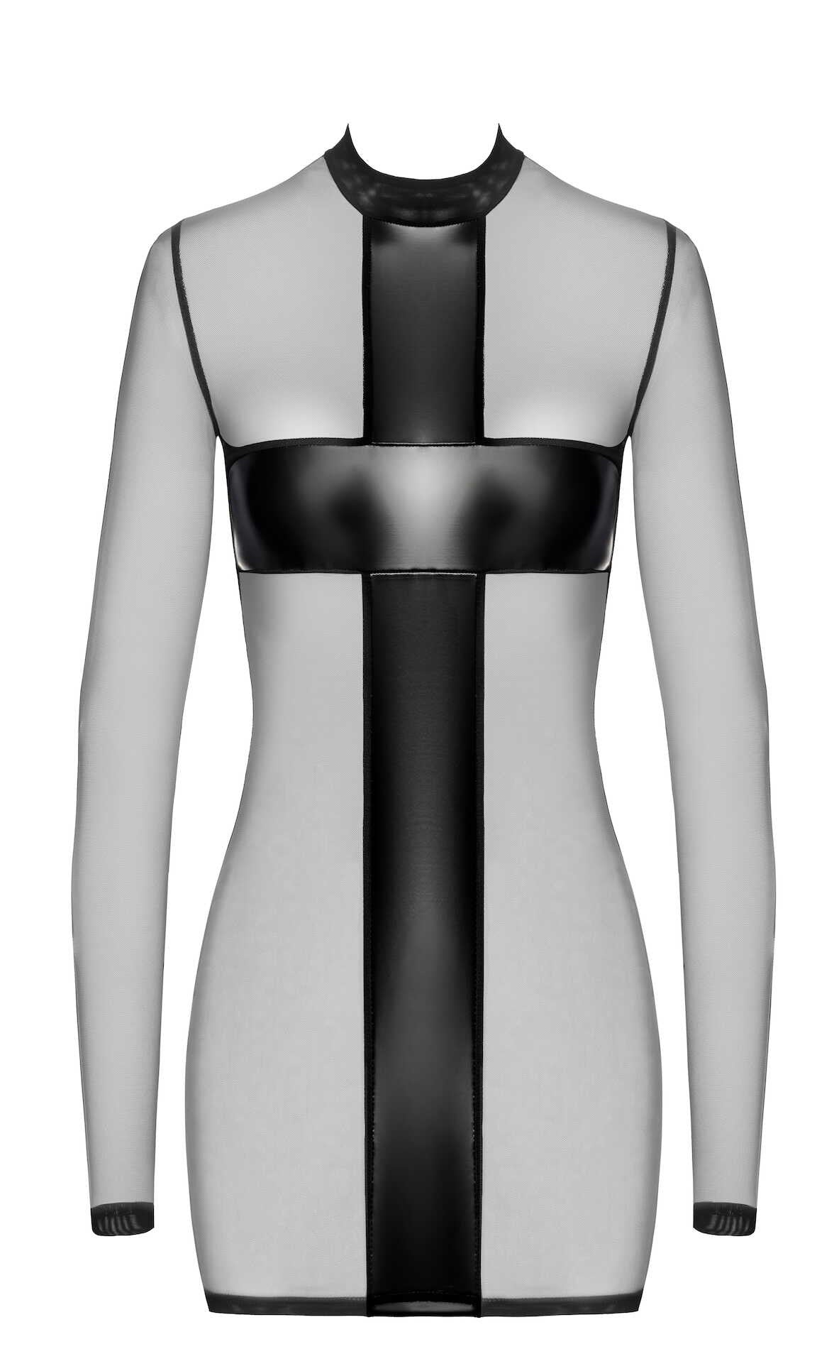 F369 Crossfire Mini Robe en maille et wetlook