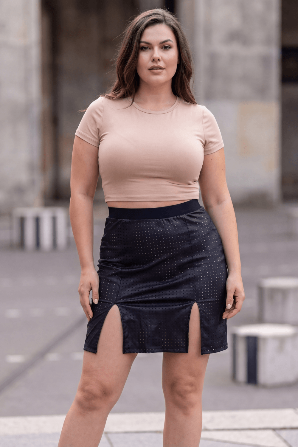 Jupe longue noire Omella
