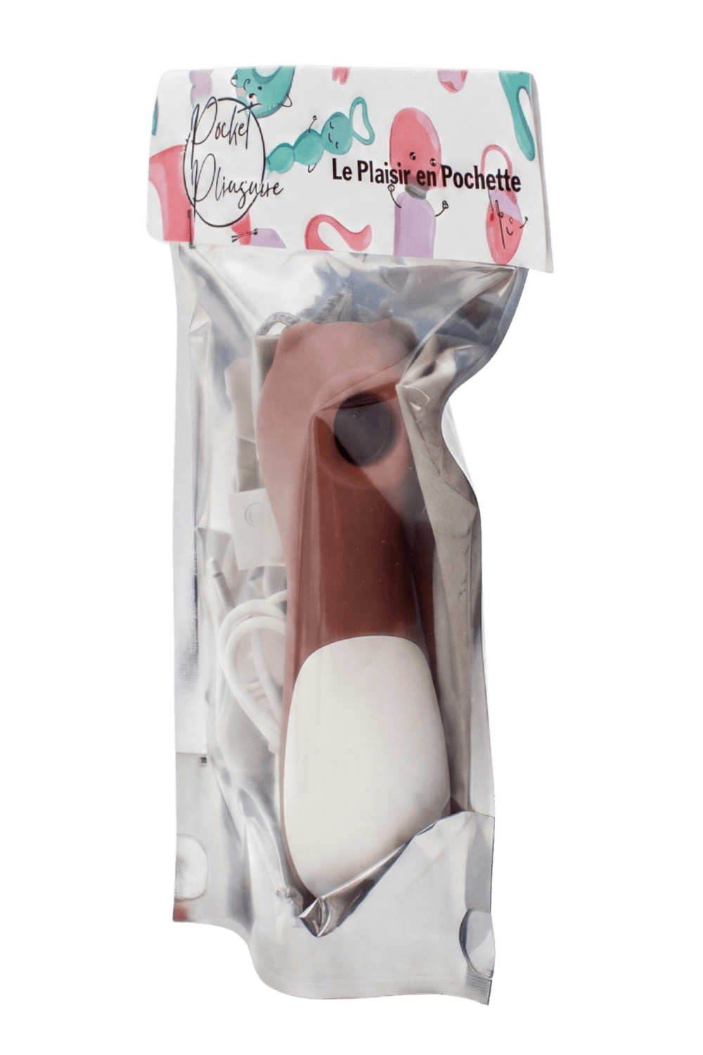 Stimulateur de clitoris Teddy Bear Pocket Pleasure + 1 dosette de lubrifiant