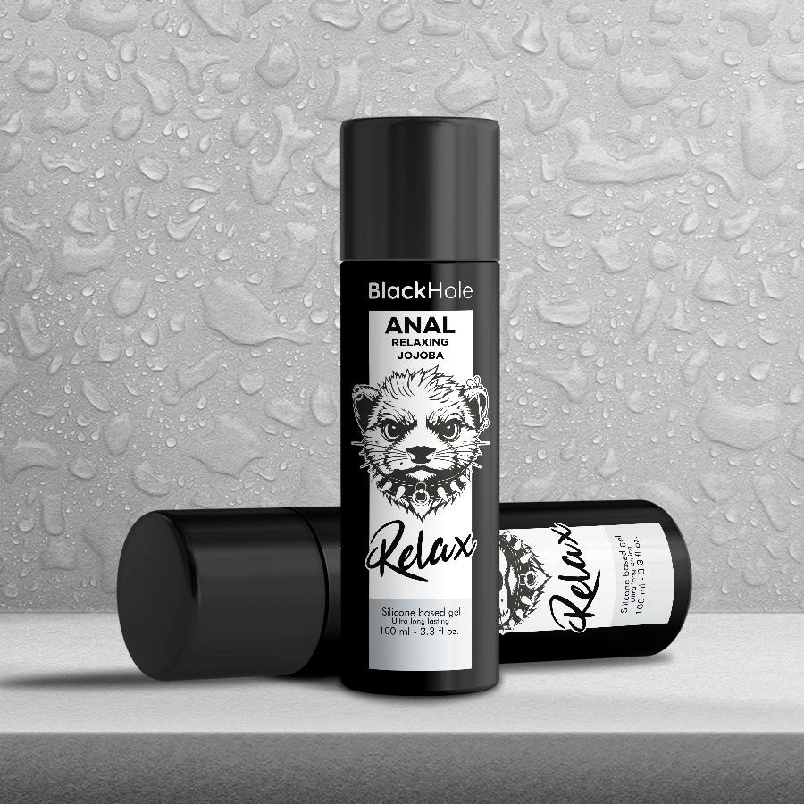 BLACK HOLE - RELAXANT ANAL JOJOBA RELAX BASE SILICONE 100 ML